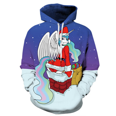

QYDM0239Mens Hoodie 3D Printed Women Pullover Sweater