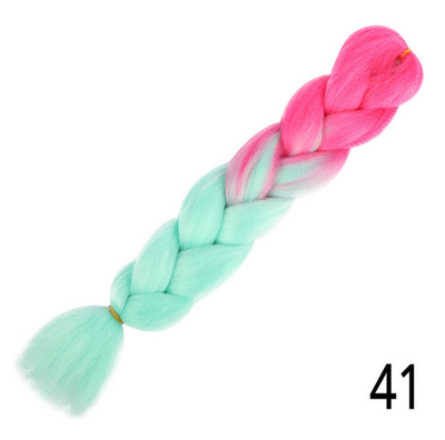 

Jumbo Ombre Braids Braiding Hair Extension 24inch 100gPack Purple Pink Blonde Wigs For Women Synthetic Crochet Hair Extensions