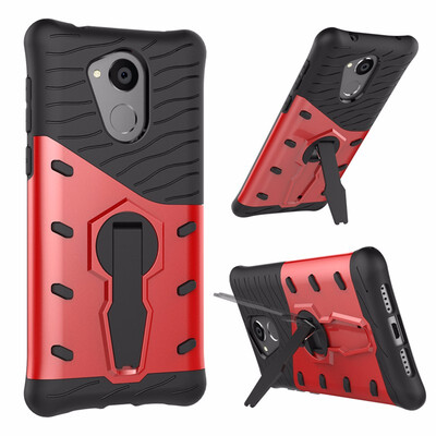 

Goowiiz Phone Case For Huawei Honor 6CEnjoy 6SNova Smart Luxury Armor TPUPC Silicone Hard Bracket Prevent falling