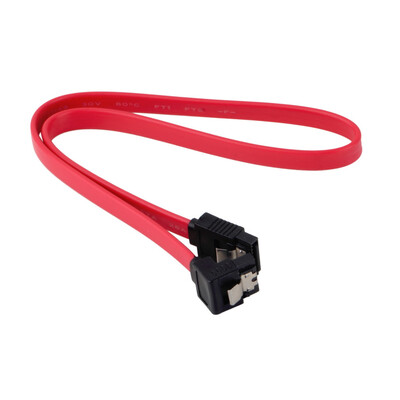 

SATA ATA RAID DATA HDD Hard Drive Signal Cable Straight-Right Angle New Red