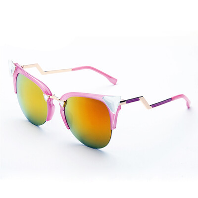 

FEIDU Newest Brand Designer Cat Eye Sunglasses Women Metal Bending Temple Fashion Sun Glasses Oculos De Sol Feminino
