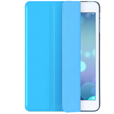 

BIAZE Apple iPad Air Case iPad5 Tablet PC защита оболочки свет и падение интеллектуальный сон три раза кожаные перчатки молодежной серии PB11-голубой