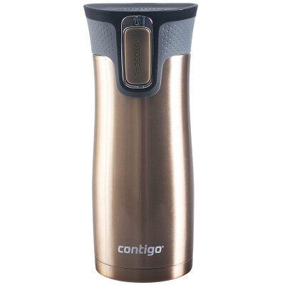 

Contigo vacuum flask double vacuum stainless steel car Cup Cup 450ML native gold HBC-WLP033