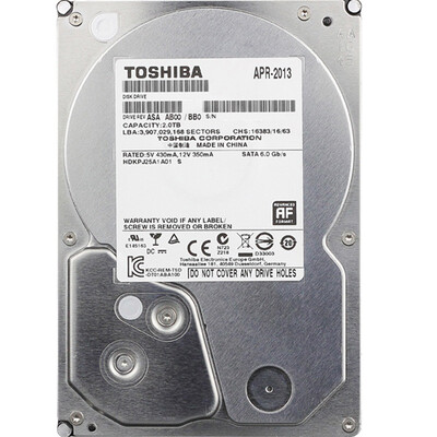 

Toshiba (TOSHIBA) 2 ТБ от 5700 до 32 Мбит уровня жесткого диска SATA3 (DT01ABA200V)
