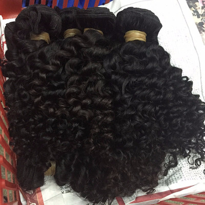 

Sivolla Sew in Raw Burmese Virgin Hair DEEP CURLY Natural BlackBrown Human Hairstyles Human Black Hair Braiding style