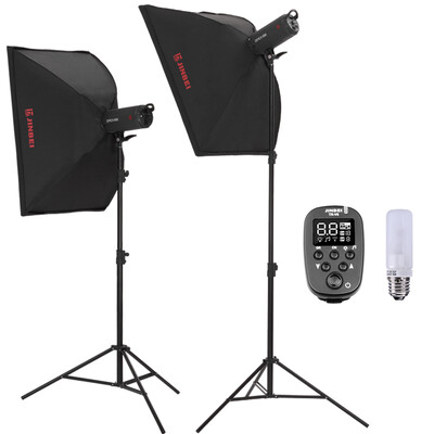 

Jinbei DPEII400 photography lights fill light studio photography flash costumes e-commerce shooting lights portrait shooting soft light studio equipment double lamp sets