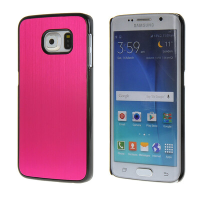 

MOONCASE Мода Матовый алюминий Металл чехол для Samsung Galaxy S6 Edge ярко-розовый
