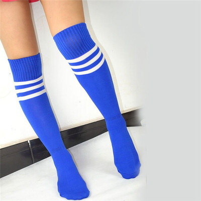 

MyMei Unisex High Striped Over Knee Long Socks Stockings Stripe Tube Soccer Football