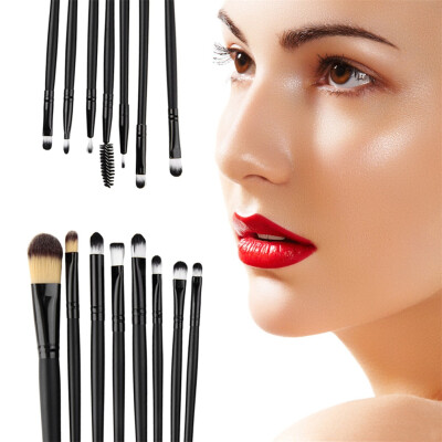 

Eye Shadow Foundation Eyebrow Lip Brush Makeup Tools 15 pcs/Sets Cosmetic Kits