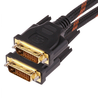 

Shanze SAMZHE SM-7718 color network DVI cable 24 1 dual channel male to public digital high-definition cable DVI-D signal cable computer monitor cable 18 meters