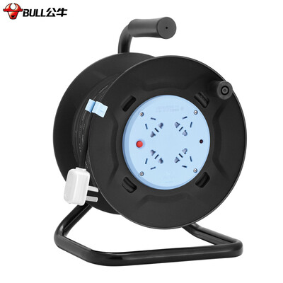 

Bull BULL Overheat protection cable reel socket strip GN-8030 4-bit 30 m reel project dedicated