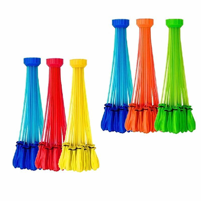 

Colorful Bunch of Instant Water Balloons Rapid Filled Toy for Kids Adults Outdoor Water Bomb Fight Games - Color Random