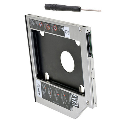 

127mm 2nd SATA Hard Drive SSD Caddy Adapter for Dell Inspiron 14R 15R N5110 Alienware M17X r1 r2 r3 Latitude 110L120L131L