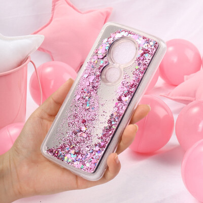 

Akabeila Cover for Motorola Moto E5 E 5th Gen Case Soft Mirror Dynamic Glitter Phone Protector Cover Shell Bag