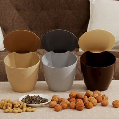 

Ou Runzhe trash cans plastic covered with a desk bucket 3 fitted