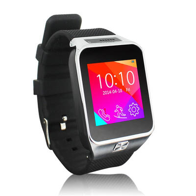 

Elegance Dual Mode Smart Watch Bluetooth Mode & SIM Card Mode with Camera Pedometer Music Player Stop Watch Compatible with iPhone Samsung HTC & other Android Smartphone
