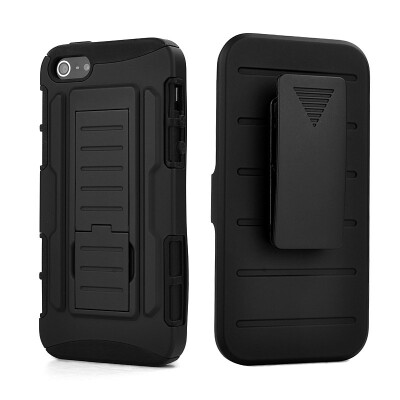 

Rugged 3 in 1 Combo Armor Phone Case for iPhone 5 5S with Belt Clip Holster Stand Shockproof Dirt proof Hard Cover