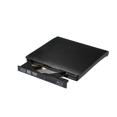 

USB30 Portable Slim External DVD-RWCD Drive Writer Rewriter CD Burner Blu-Ray Disc For High Speed Data Transfer for Laptop PC De