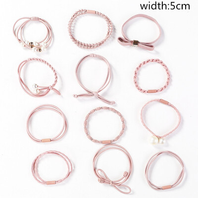 

New Fashion Headbands Womens Hair Accessories Hair Bands for FemaleGirl Hairband Hair Rope Rubber Band 12 PCs