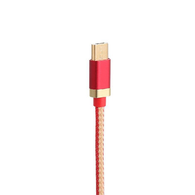 

Micro USB Cable 4ft Zinc Alloy Shell Nylon Braided Adapter for iphone
