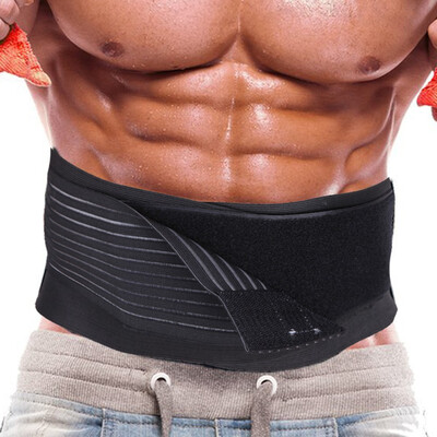 

Mens Waist Trainer Boby Shaper Slimming Boned BeltSport Tummy Belly Trimmer Back Support US Stock