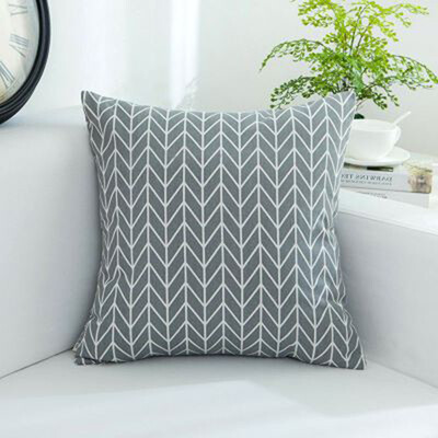 

Cntomlv Colorful Geometry pattern Cushion cover Geometric Printed pillowcases Linen cotton Pillow covers Sofa 45x45cm cushion