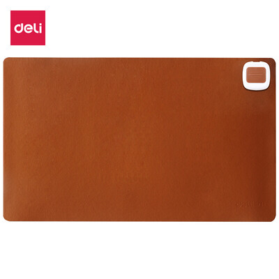 

Deli deli 3690 desktop heating pad office warm table mat office warm table treasure fever mouse pad brown