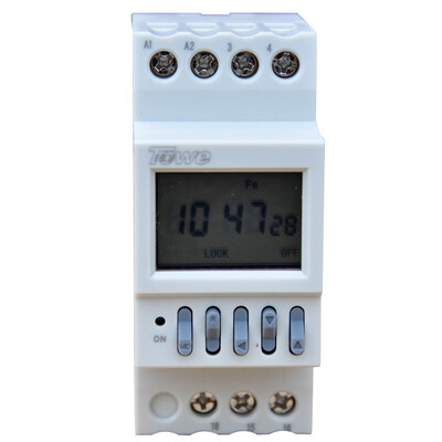 

TOWE Industrial Timer Switch Microcomputer Time-Control Switch Time Controller Delay Switch Rail Type Accurate to Seconds