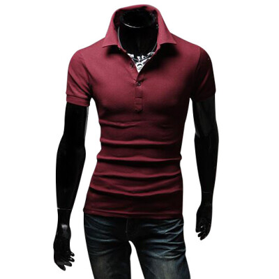 

Zogaa Mens POLO Shirt Fashion Short Sleeve