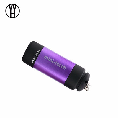 

New Mini USB Flashlight Torch Keychain Light Waterproof Torchlight Pocket Multicolor Powerful&rechargeable led torch