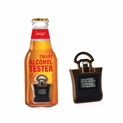 

10pcs Digital Alcohol Breathalyser Breath Tester LED Mobile Analyser For AndroidIOS Alcohol Tester Professional