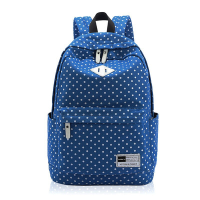 

Fashionable Canvas Backpack for Female Students Leisure Travel Backpack