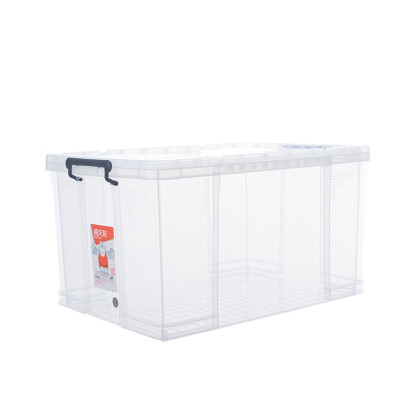 

Citylong 65L extra large transparent storage box thickened anti-pressure environmental protection plastic storage box household