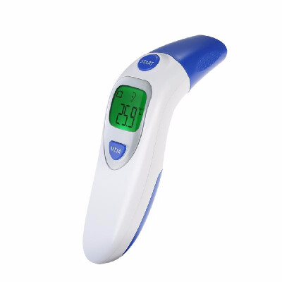 

Anself LCD Digital IR Infrared Dual Mode Forehead And Ear Thermometer Baby Adult Body Temperature Measurement with Alarm Function