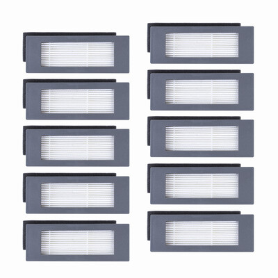 

10PCS Hepa Filters 10PCS Sponges for ECOVACS DEEBOT DD35 Pro Robot Vacuum Cleaner Parts Filter Sponge Cleaning Replacement Kits