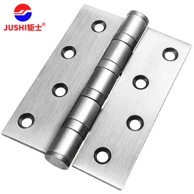 

Gentle jushi stainless steel thickened flat hinge mute bearing door hinge 4 inch 2 Pack HY158-1