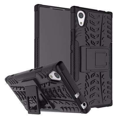 

Goowiiz Phone Case For Sony Xperia XA1XA1 PlusXA1 Ultra Armor Tire Texture Rugged Protection PCTPU Full Protection