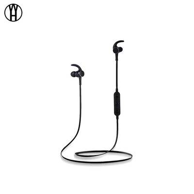 

WH MST-i9 Sports Bluetooth Wireless Headphones Metal Magnetic Earbuds Stereo Hanging Neck Running Headphones with Microphone
