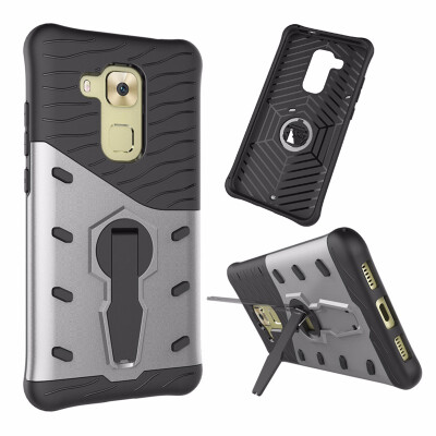 

Goowiiz Phone Case For Huawei NovaNova Plus Luxury Armor TPUPC Silicone Hard Bracket Prevent falling