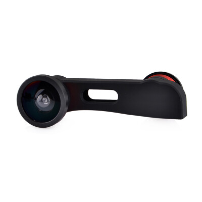 

Portable 3-in-1 Photo Lens Quick-Change Camera Lens for iPhone 6 Plus - Black + Red