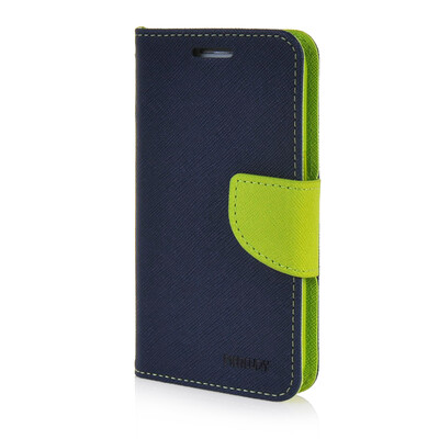 

MOONCASE Cross pattern Leather Wallet Flip Stand Shell Back ЧЕХОЛ ДЛЯ Samsung Galaxy Core Prime G360 Sapphire