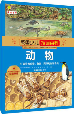 

英国少儿插画百科 动物1 无脊椎动物，鱼类，爬行动物和鸟类