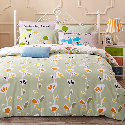 

SHENGWEI cotton bed set/bed kit (duvet cover/fitted sheet/pillow case