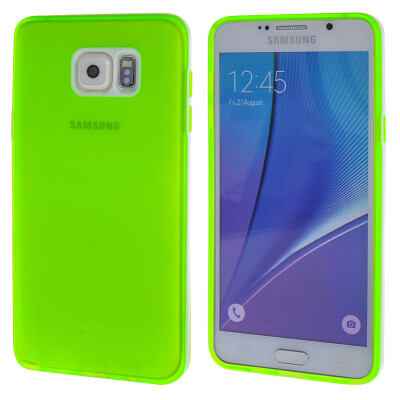 

MOONCASE Samsung Galaxy Note 5 ЧЕХОЛ ДЛЯ Flexible Soft Silicone Gel TPU Skin Protective Green