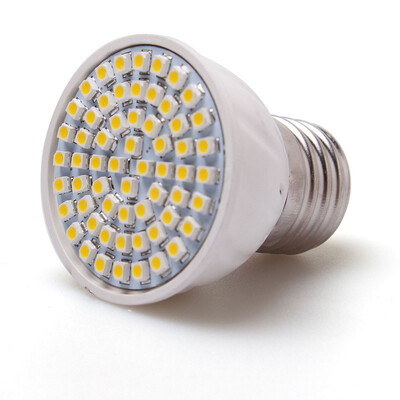 

MyMei Good E27 60SMD 3528 Warm White PVC LED Light Bulb Lamps AC 220V