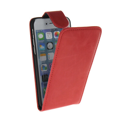 

MOONCASE Smooth skin Leather Bottom Flip Pouch ЧЕХОЛ ДЛЯ Apple iPhone 6 ( 4.7 inch ) Red