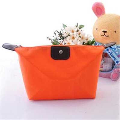 

simple dumpling cosmetic bag elegant folding bag waterproof bag washing cosmetics package