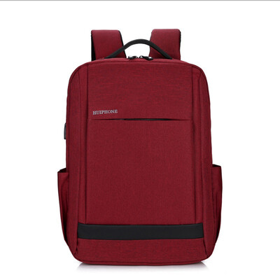 

Men Double Shoulder Bag Female Middle School Students Leisure Travel Backpack Business Computer Bag USB Smart Charging