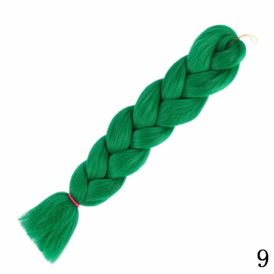 

Synthetic Braiding Hair Extension 24" 100gpack Crotchet Braids 24 Colors Heat Resistant Wigs For Women Pink Blonde Jumbo Braids