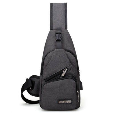 

Men Small Chest Bag Pack Travel Sport Shoulder Sling Backpack Cross Body Outdoor